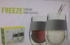 Today's Gadget From E's Kitchen In Lafayette, LA Is The " FREEZE" Cooling Wine Glass!!