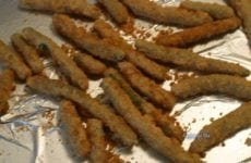 Spicy Oven-Fried Green Beans