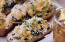 Twice Baked Spinach Potatoes