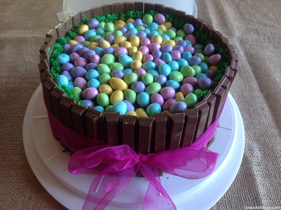 Alicia's Easter Bonnet Cake