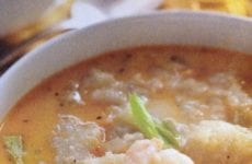 Creamy Shrimp and Mirliton Soup