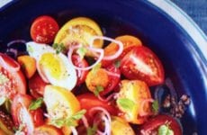 Heirloom Tomato Salad With Garlicky Anchovy Dressing