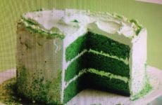 St. Paddy's Green Velvet Cake