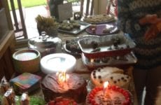 Lovely Dessert Bar for Easter Dinner!