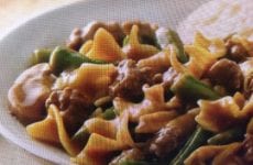 Beefy Green Bean Pasta