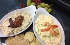 Chinese Chicken Salad and Spicy Shrimp Salad