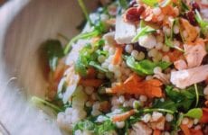 Turkey Arugula and Couscous Salad