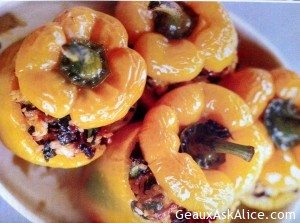 Crawfish Stuffed Bell Peppers