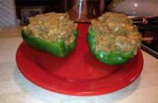Crawfish Stuffed Bell Peppers