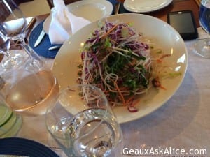 First course for lunch!