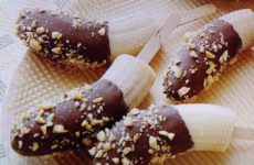 Frozen Chocolate Covered Banana Pops
