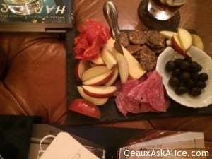 Last night's Apps and table setting!1