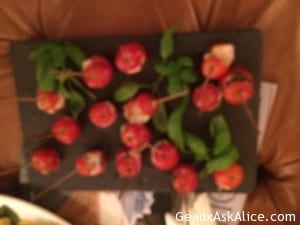 Last night's Apps and table setting!2