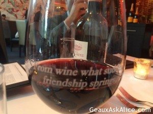 Our first meal in Montreal! Beautiful Restaurant and the food and wine were very good! 2