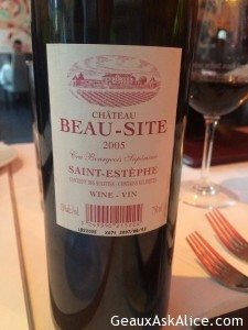 Our first meal in Montreal! Beautiful Restaurant and the food and wine were very good! 