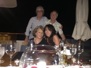 Our wonderful dinner last night. Tasty Fish Tacos