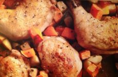 Pan Roasted Chicken with Butternut Squash