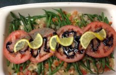 Zesty Roasted Green Beans with Creole Tomatoes