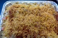 Cheesy Baked Chicken Spaghetti