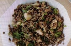 Savory Eggplant and Lentil Salad