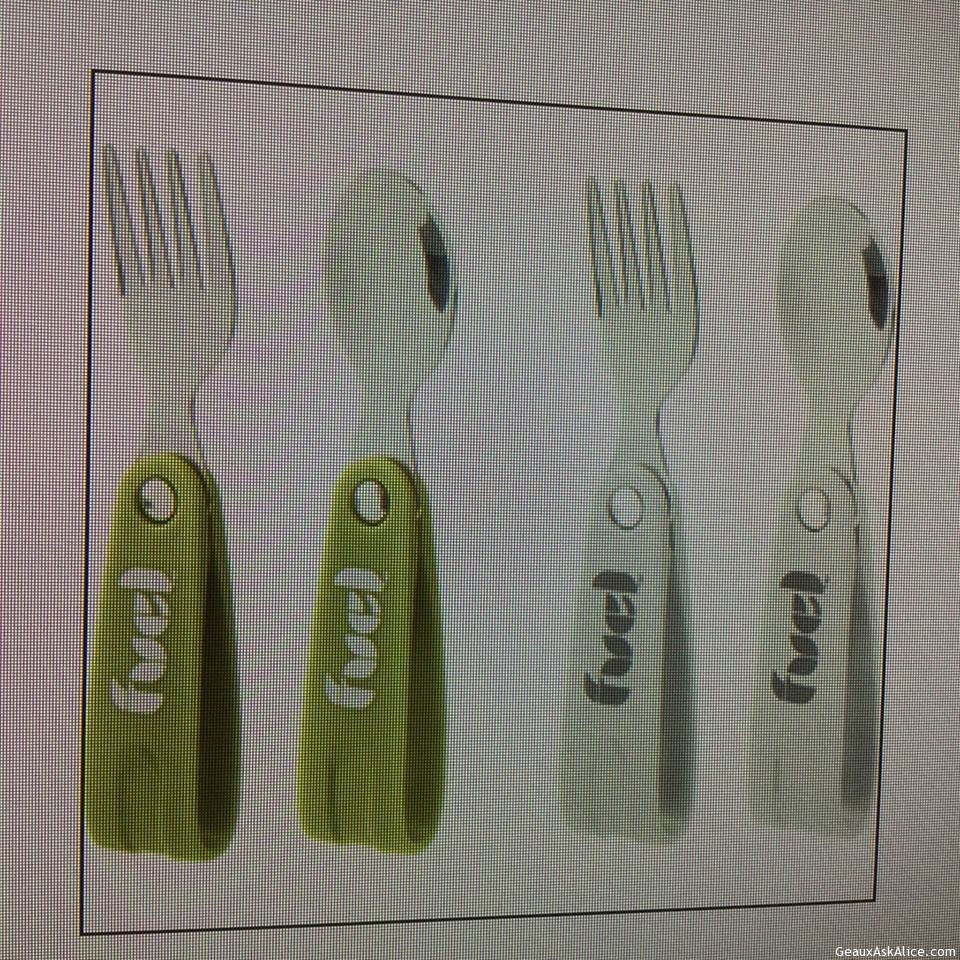 Today's gadget from E's Kitchen is the Foldable Cutlery!