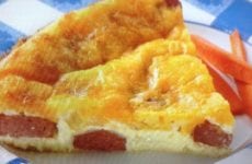 Kid's Favorite Hot Dog and Cheese Pie
