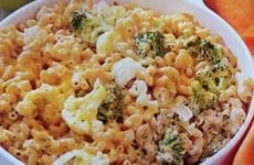 Mac & Cheese with Broccoli and Cauliflower