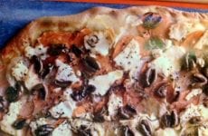 Potato, Olive and Feta Flatbread