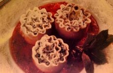 Spinach Stuffed Lasagna Rolls