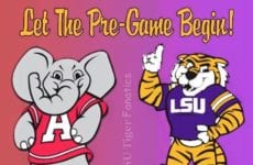 Ok starting to feel the hype! Geaux Tigers! Beat BAMA!