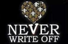 Never write off the Saints!