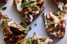Crostini With Wild Mushrooms