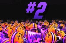 Lordy Lordy not sure I can handle LSU at the number 2 ranking.