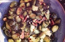 Brussels Sprout with Toasted Pecans and Avocados