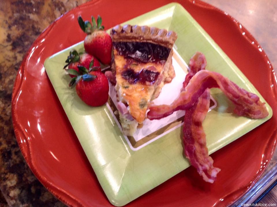 Heavenly Ham and Cheese Quiche