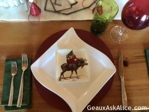 Table set for my out of town guests for dinner tonight. Glad the cool weather kicked in!