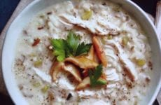 Savory Chicken, Mushroom and Wild Rice Soup