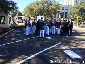 Surprise of day Choir from West Point. Awesome
