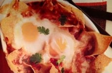 Baked Eggs Nestled With Sausage And Potatoes