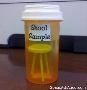 I am going to see if the doctors have a sense of humor!