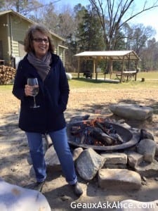 Loving the wooded outdoors. Chilly but fabulous!1