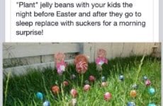 Nice little surprise for the Little Peeps! If this really works I am planting Chocolate !