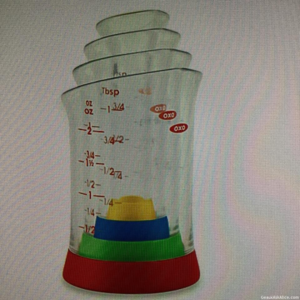OXO Good Grips 4-Piece Mini Measuring Beaker Set 