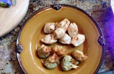 Toasty Baked Crab Rangoon Wontons and Spinach/Feta Cheese Purses