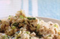 Grilled Eggplant Risotto