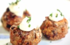 Black Bean Fritters with Spicy Sauce