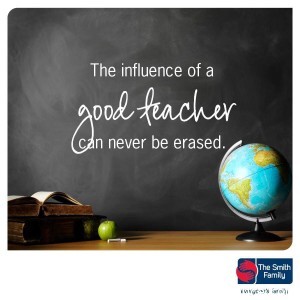 Teachers should be appreciated everyday!