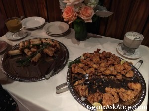 Catfish Chips and Duck Egg Rolls