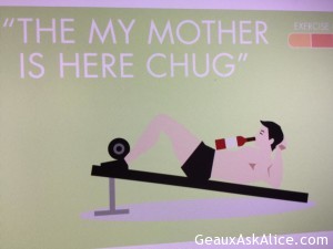 The mother is here chug