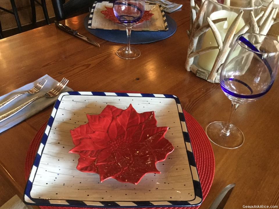 Table setting July 2